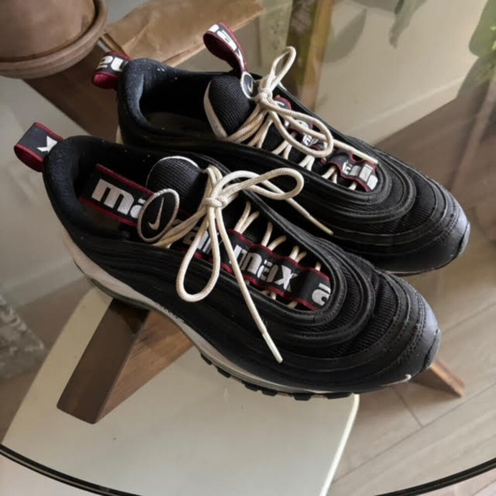 Nike - Air Max 97 Premium | US M 10 | Black/White/Varsity Reed